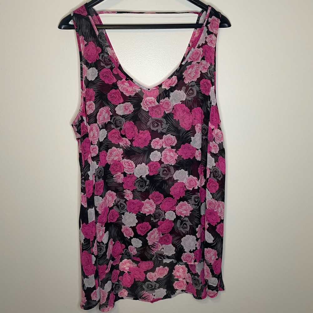 TORRID Hi-Lo Georgette Tank size 2